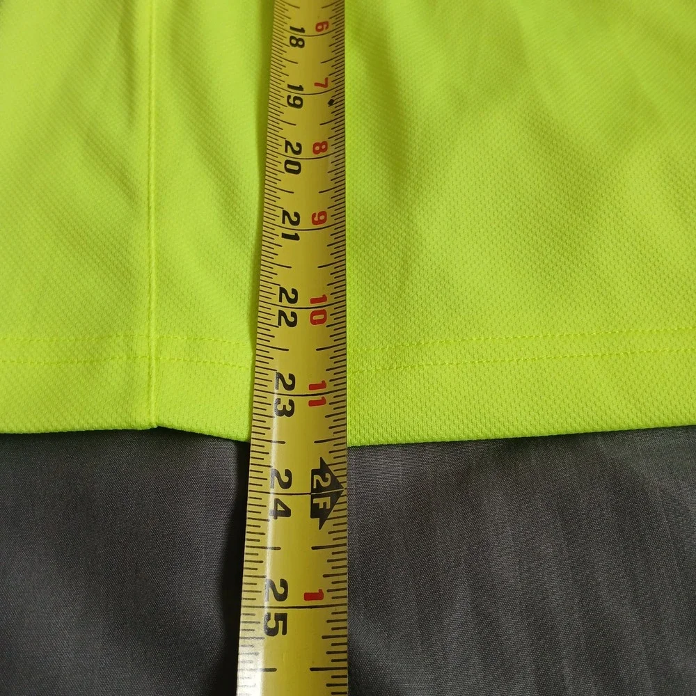 Nike‎ Tennis Polo Shirt Kids Medium Neon Yellow Volt Dri-FIT 522356-702
